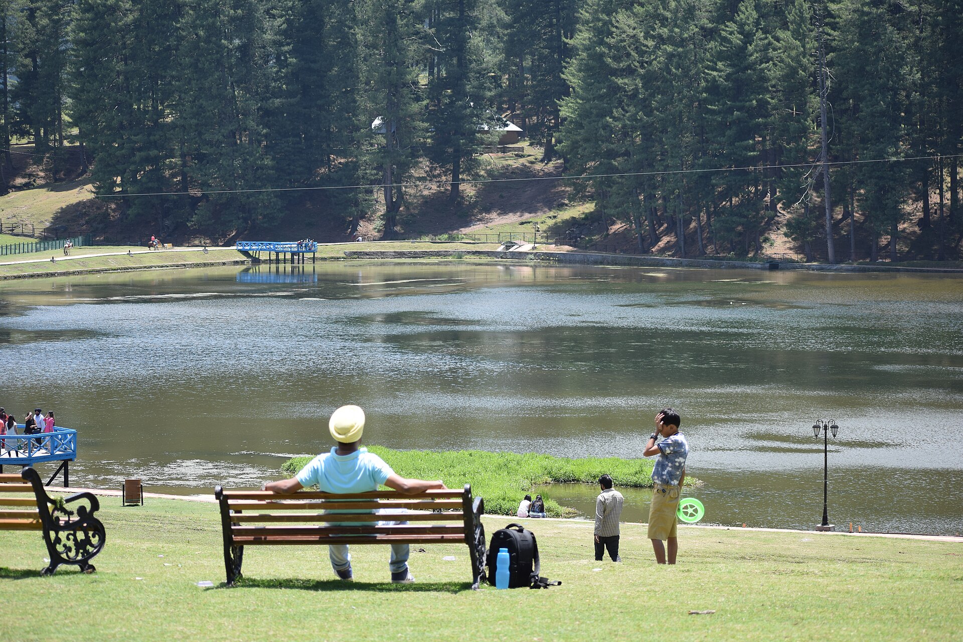 Wide green meadow in Sanasar