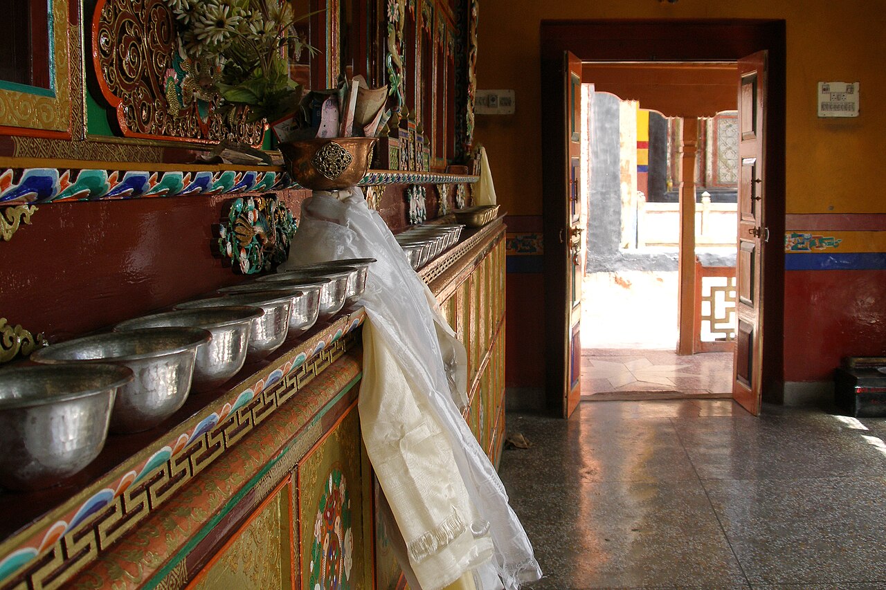 Prayer hall at Thiksey