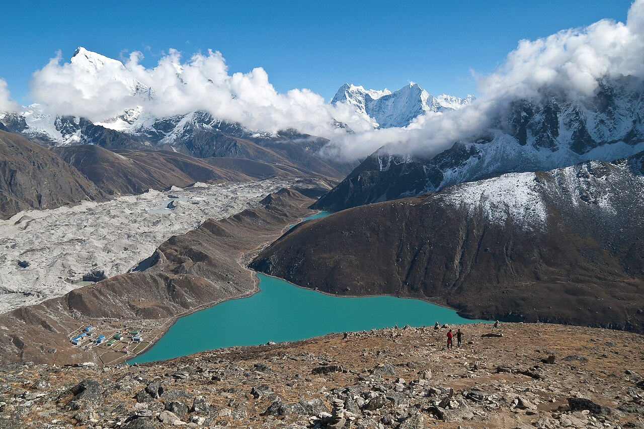 The view from the top of the trek