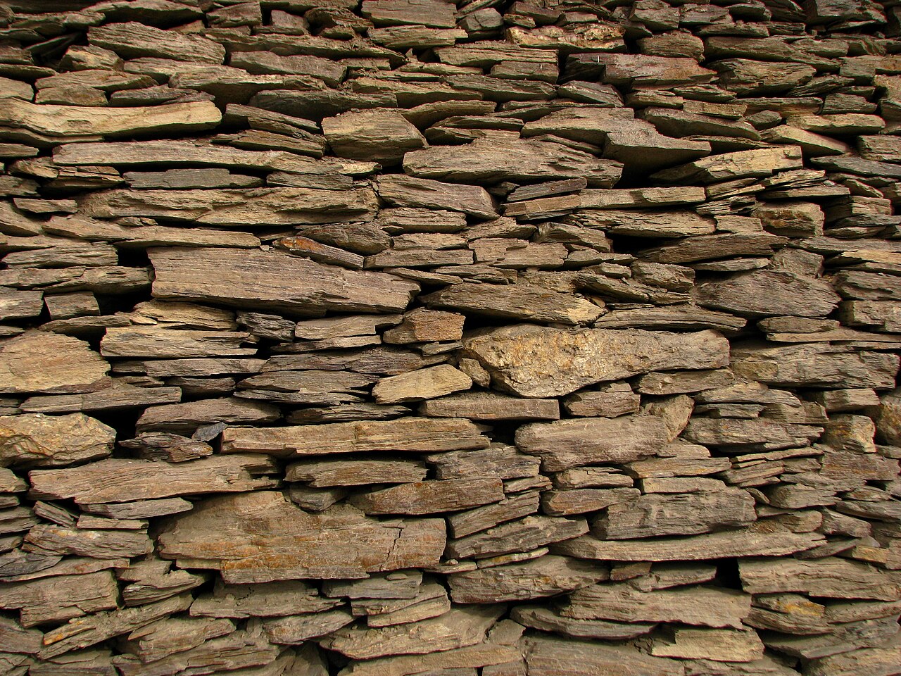 Traditional stone houses in Korzok village Ladakh