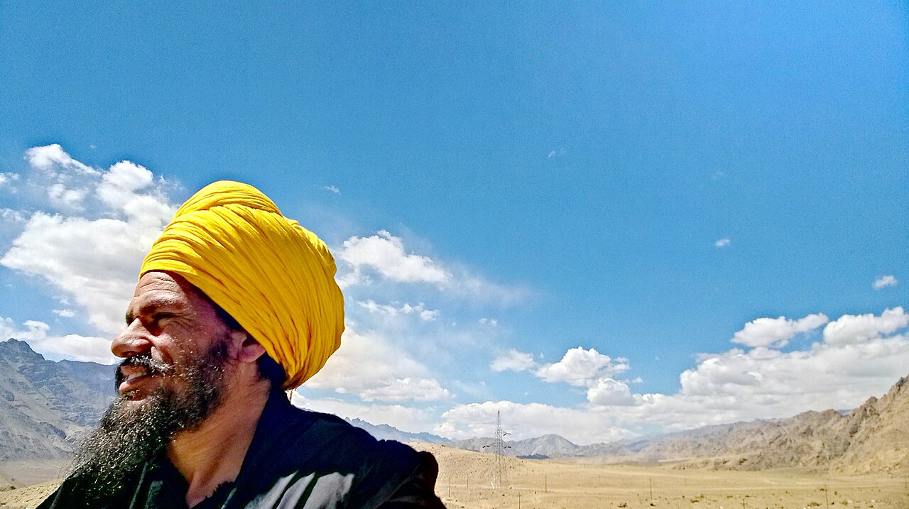 The quiet exterior of the Pathar Sahib Gurudwara