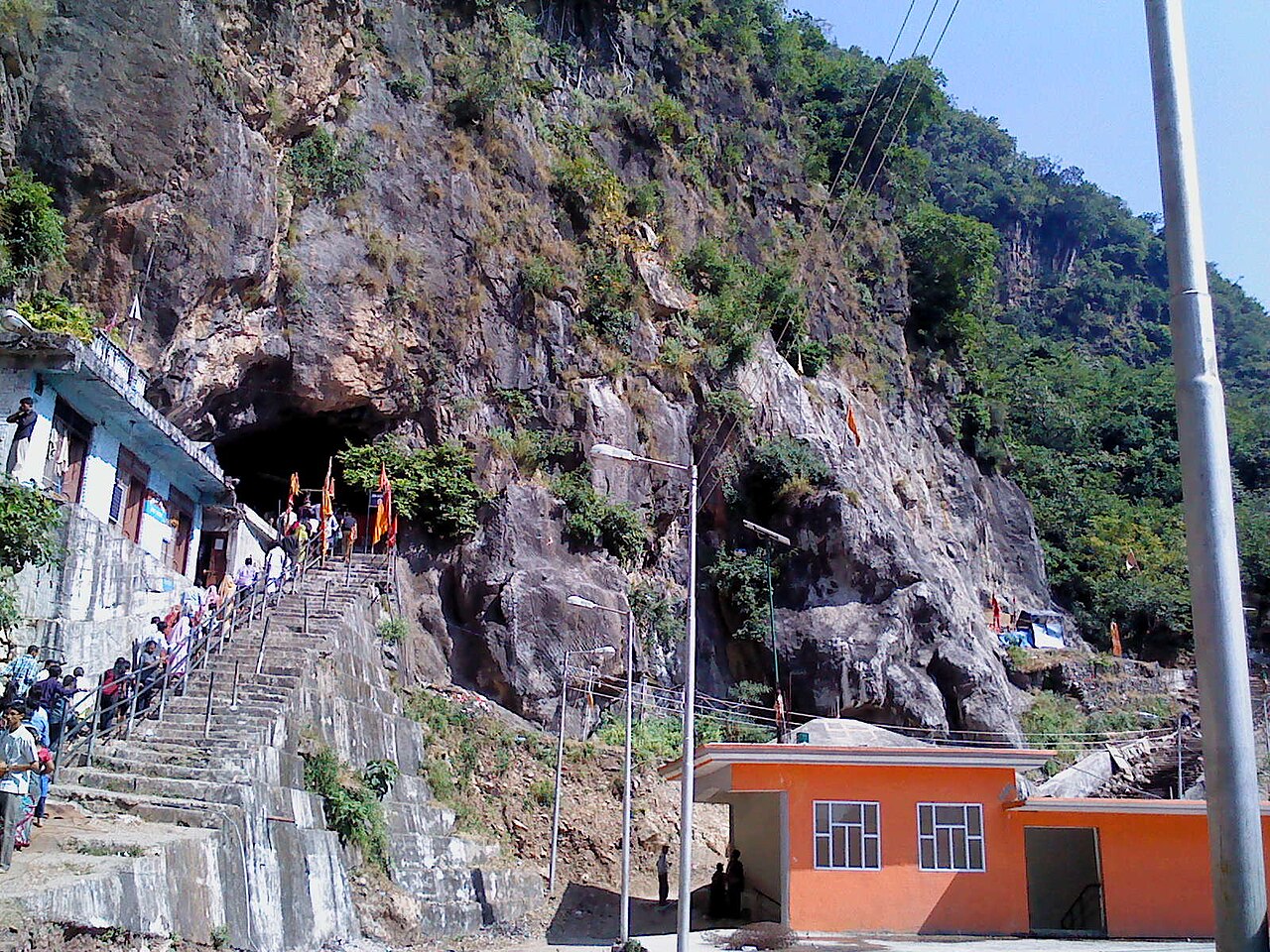 A street market in the Jammu region