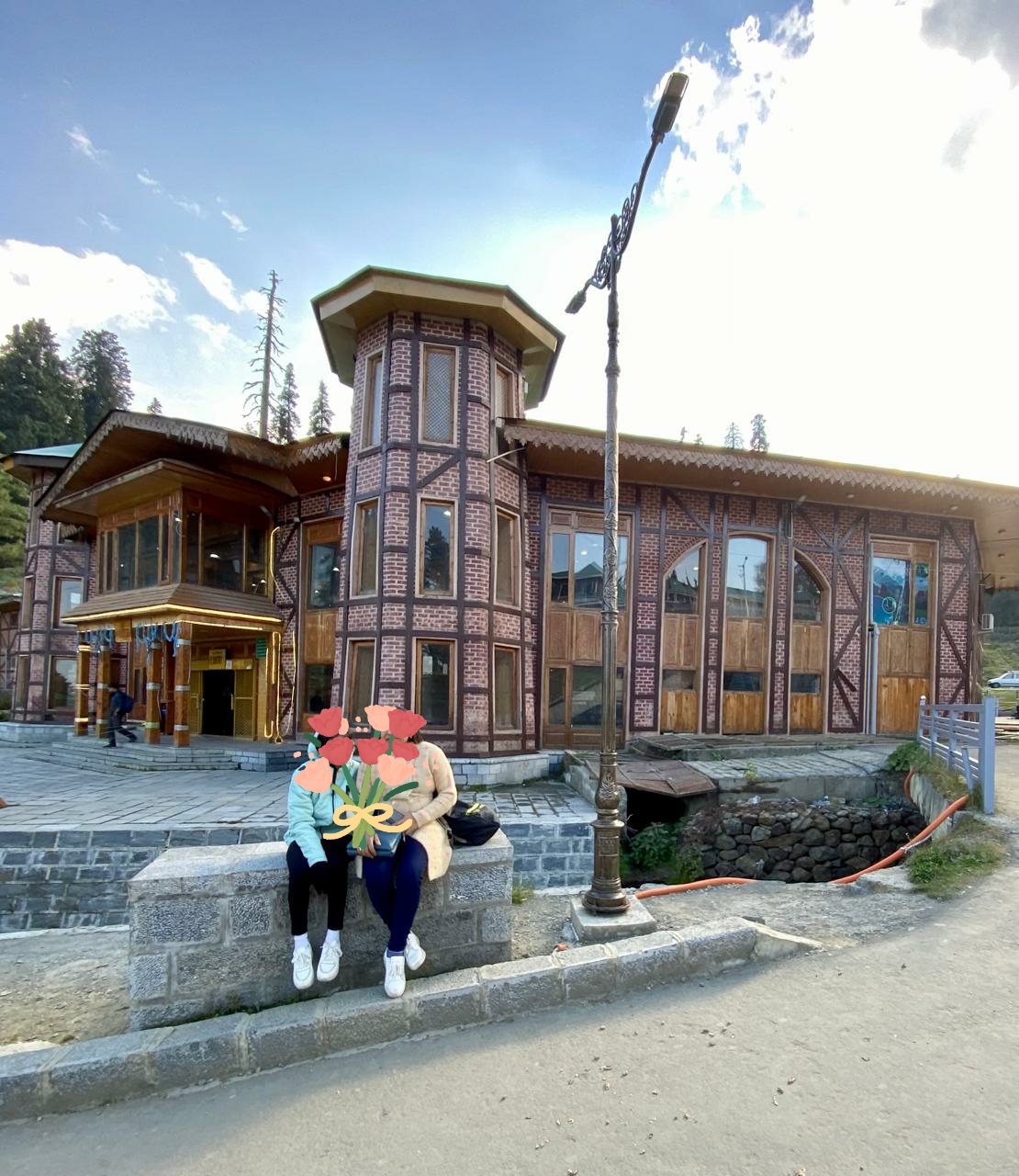 Crowd waiting at the entrance of the Gulmarg cable car station