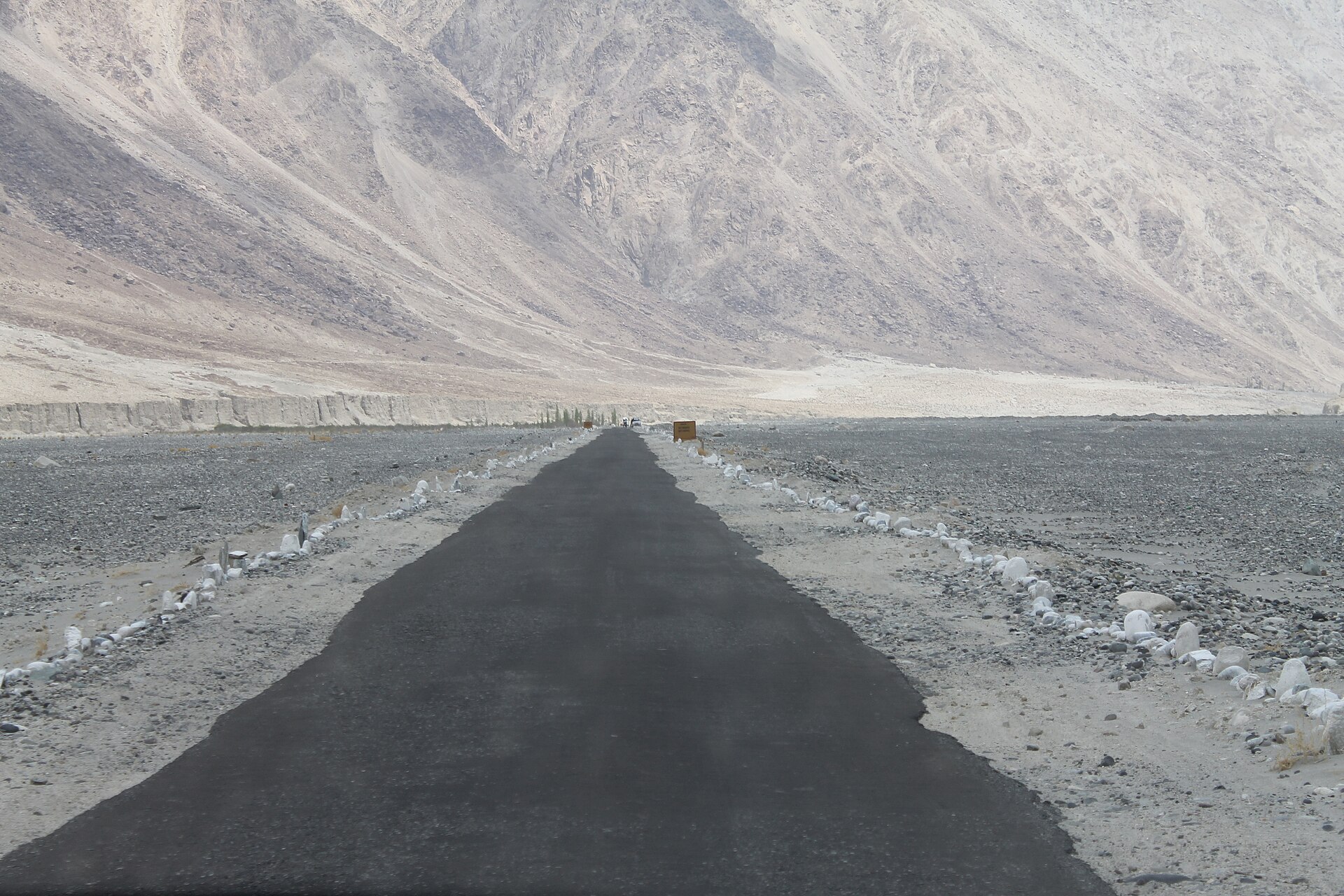 Luxury desert camp in Nubra Valley at sunset