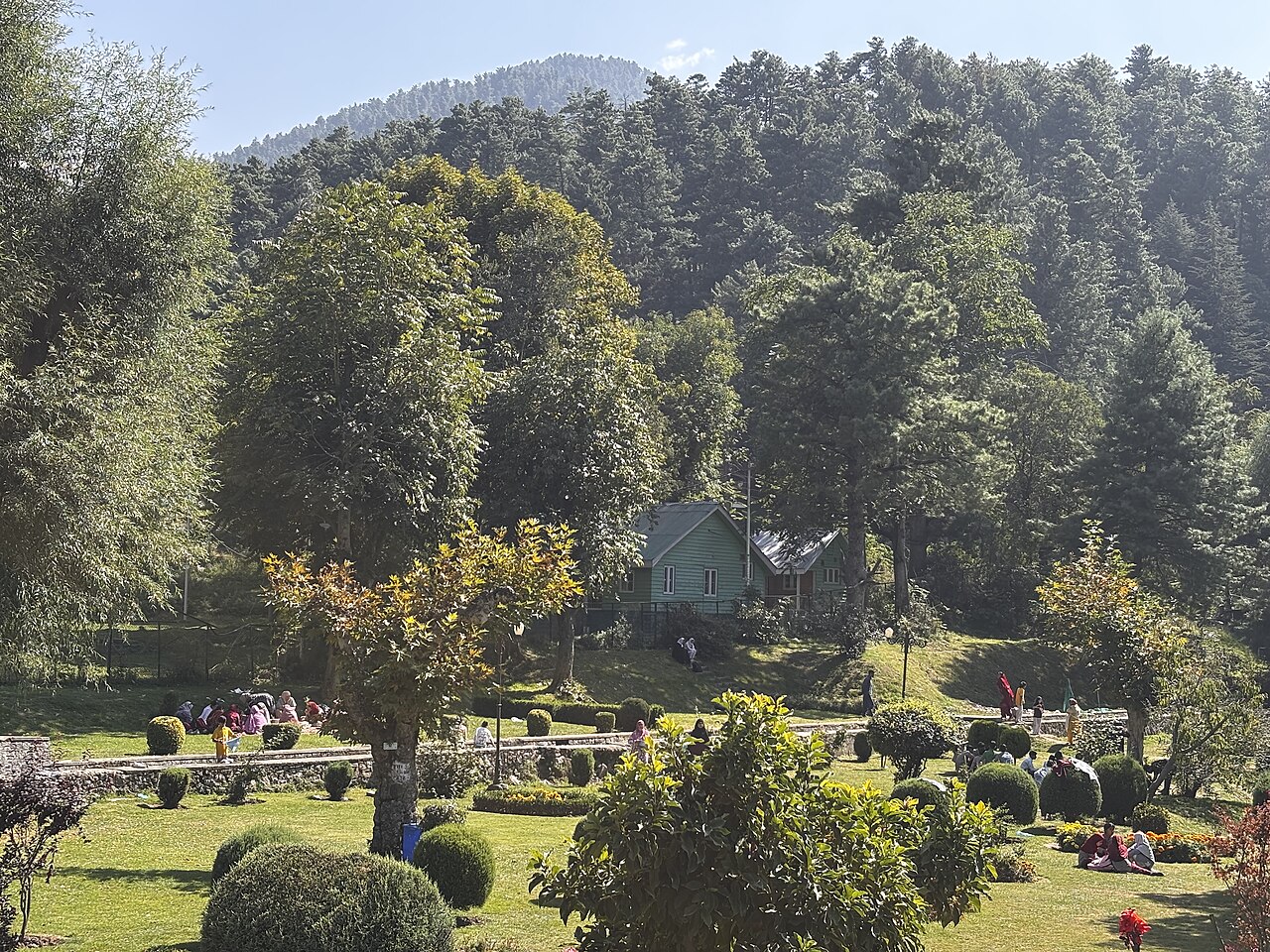 The terraced gardens of Kokernag