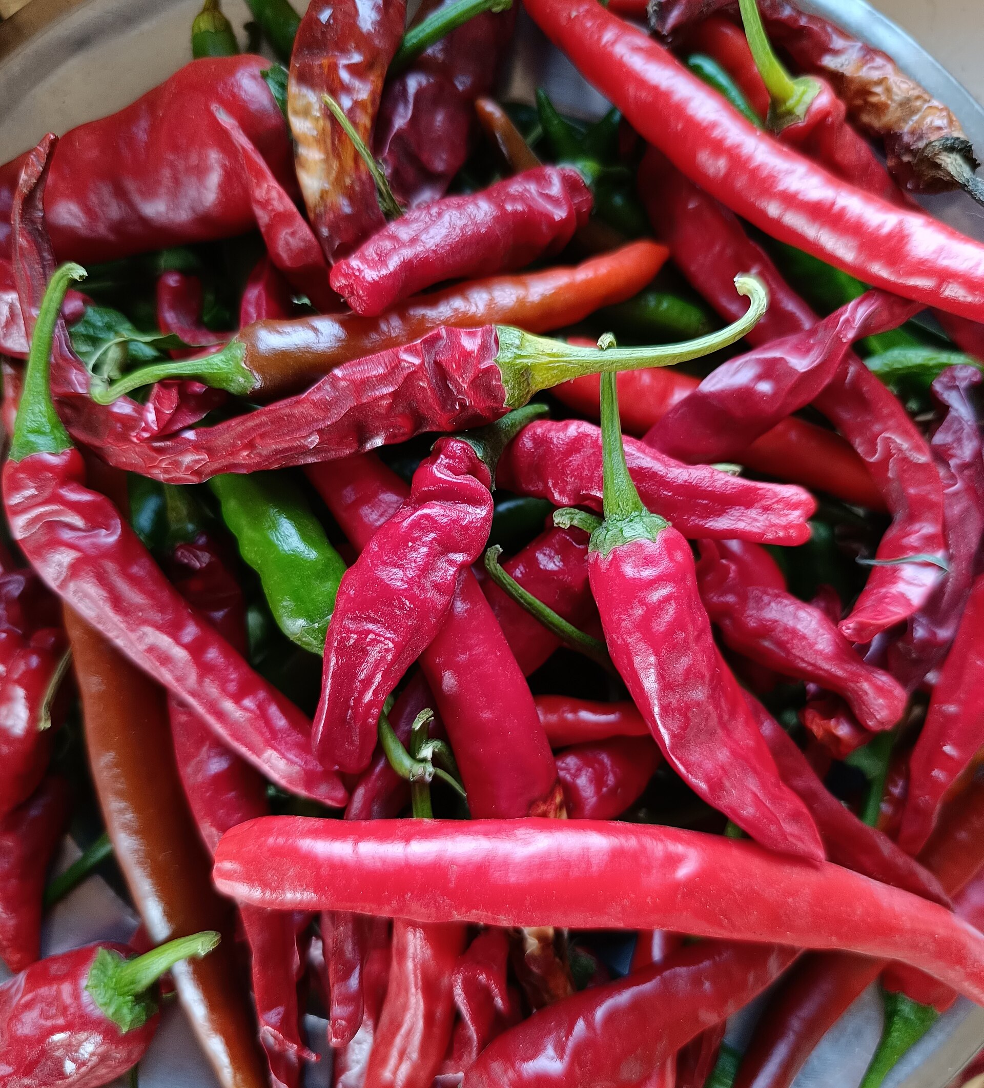 Spice merchant stall in Srinagar market