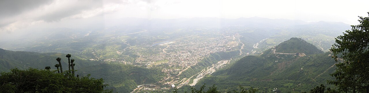The bustling streets of Katra before sunrise