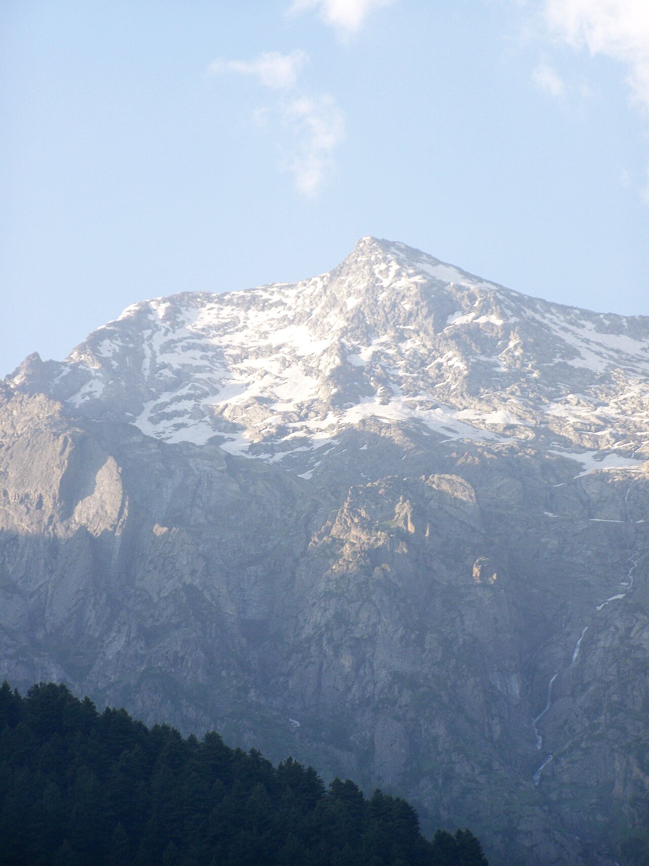 Architecture of a mountain resort.