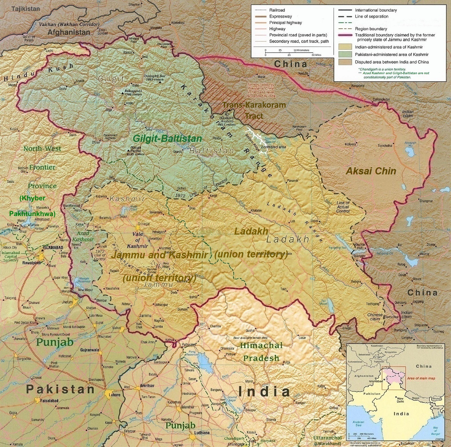 Snow-capped mountains reflecting in the wide expanse of Wular Lake in winter