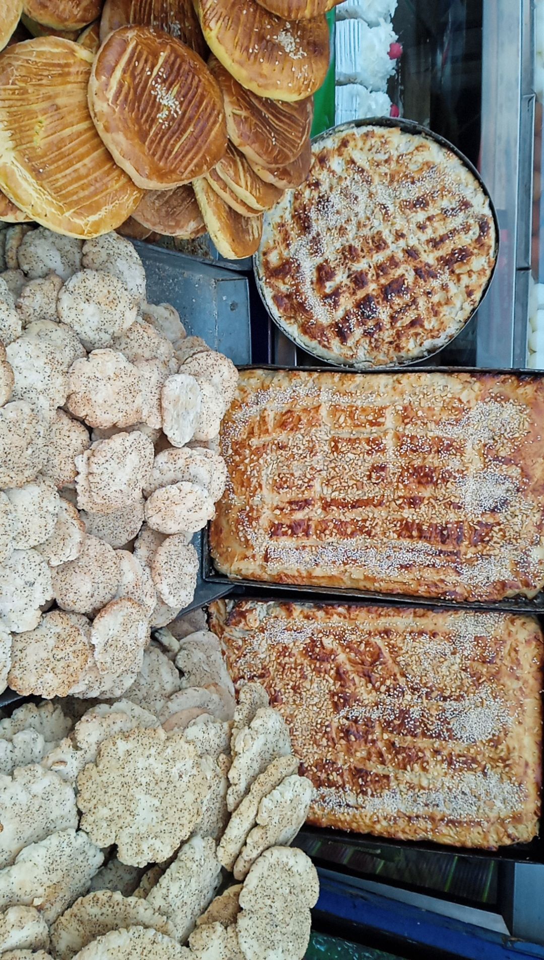 A table set for a traditional Kashmiri breakfast.