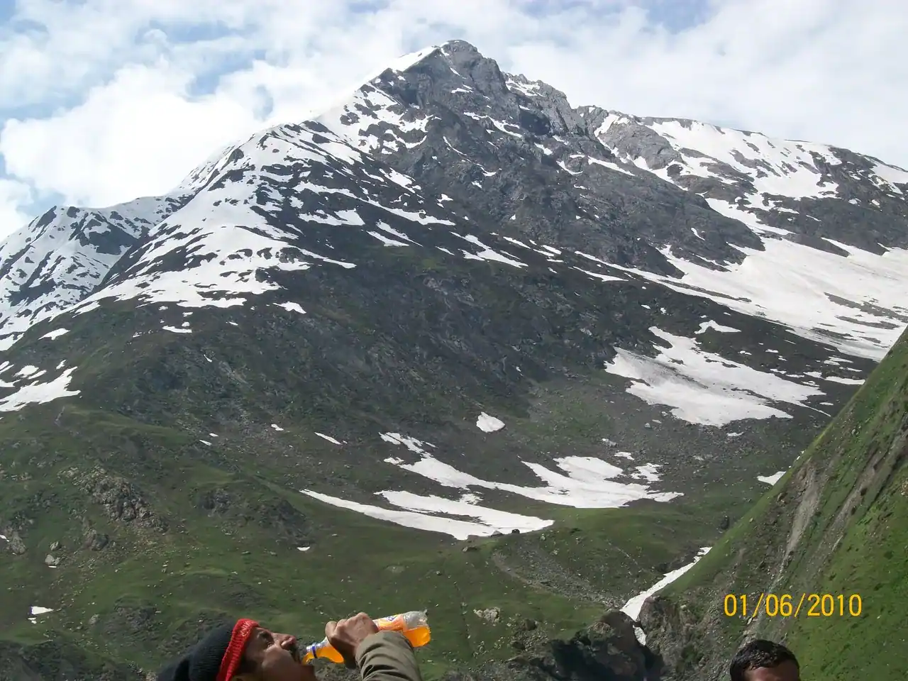 Amarnath Cave under snow — view 2, Anantnag district, Kashmir