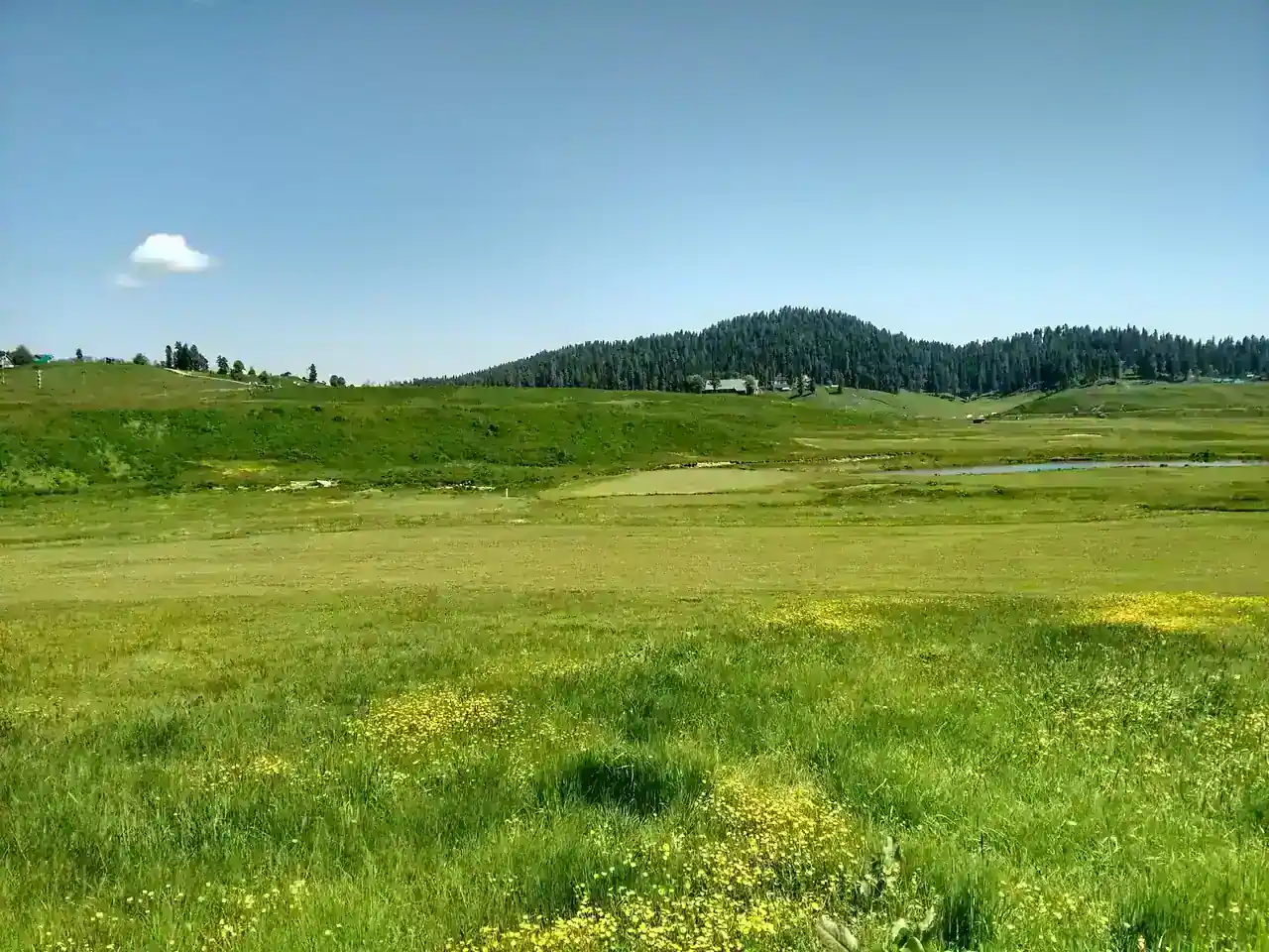Gulmarg in summer — view 2, Baramulla district, Kashmir