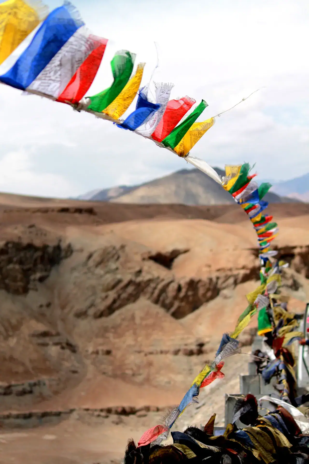 Magnetic Hill in summer — view 1, Leh district, Ladakh