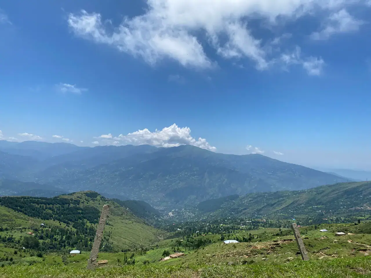 Nathatop in summer — view 1, Udhampur district, Jammu