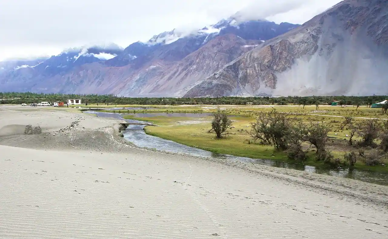 Nubra Valley in summer — view 2, Leh district, Ladakh