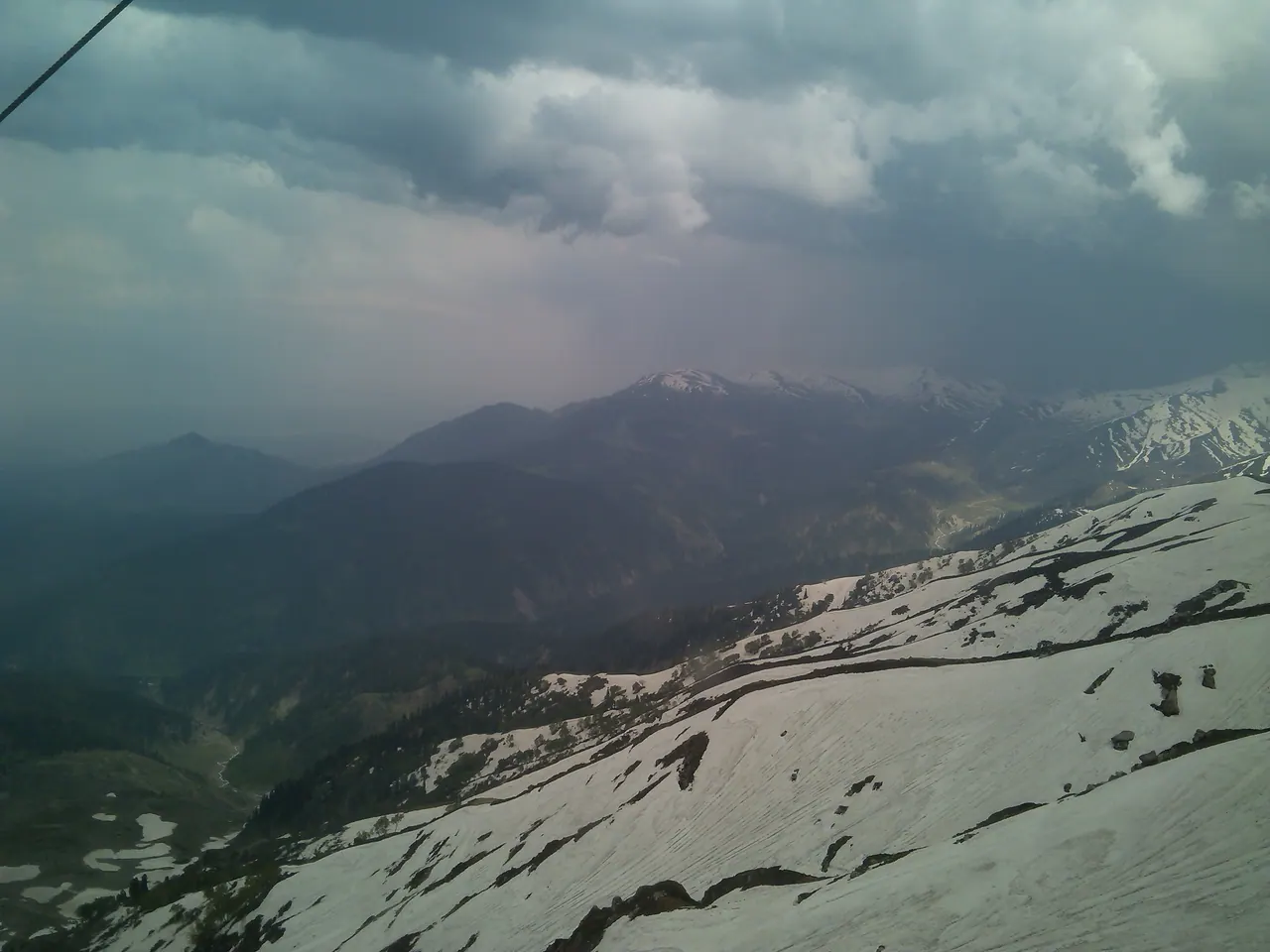 Pahalgam under snow — view 2, Anantnag district, Kashmir