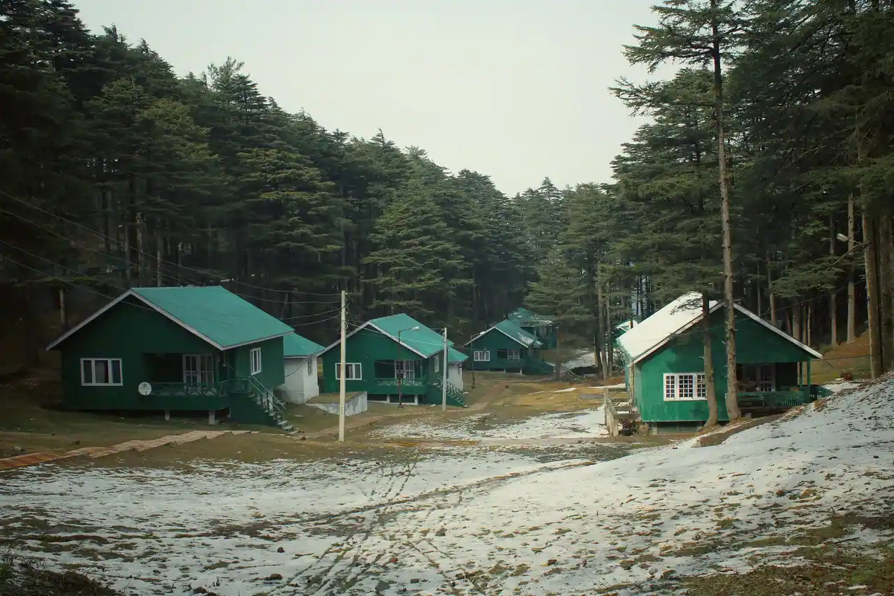 Patnitop under snow — view 2, Udhampur district, Jammu