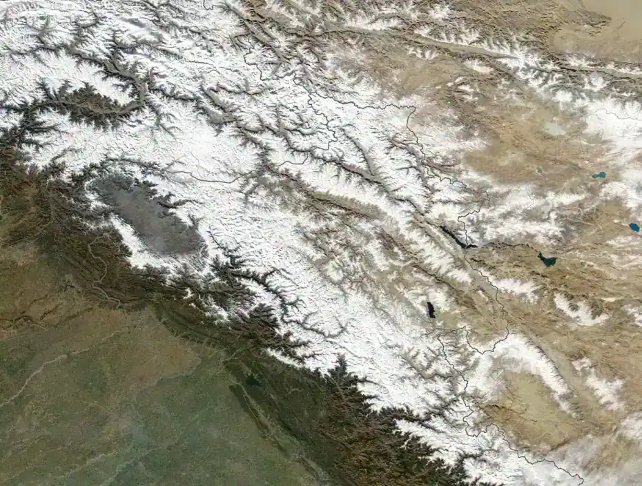 Raghunath Temple under snow — view 1, Jammu district, Jammu