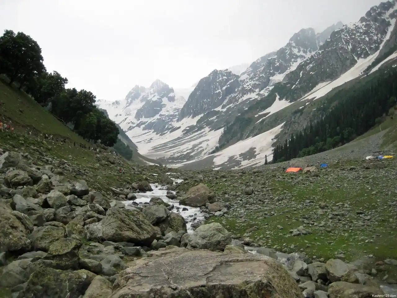 Thajiwas Glacier in summer — view 2, Ganderbal district, Kashmir