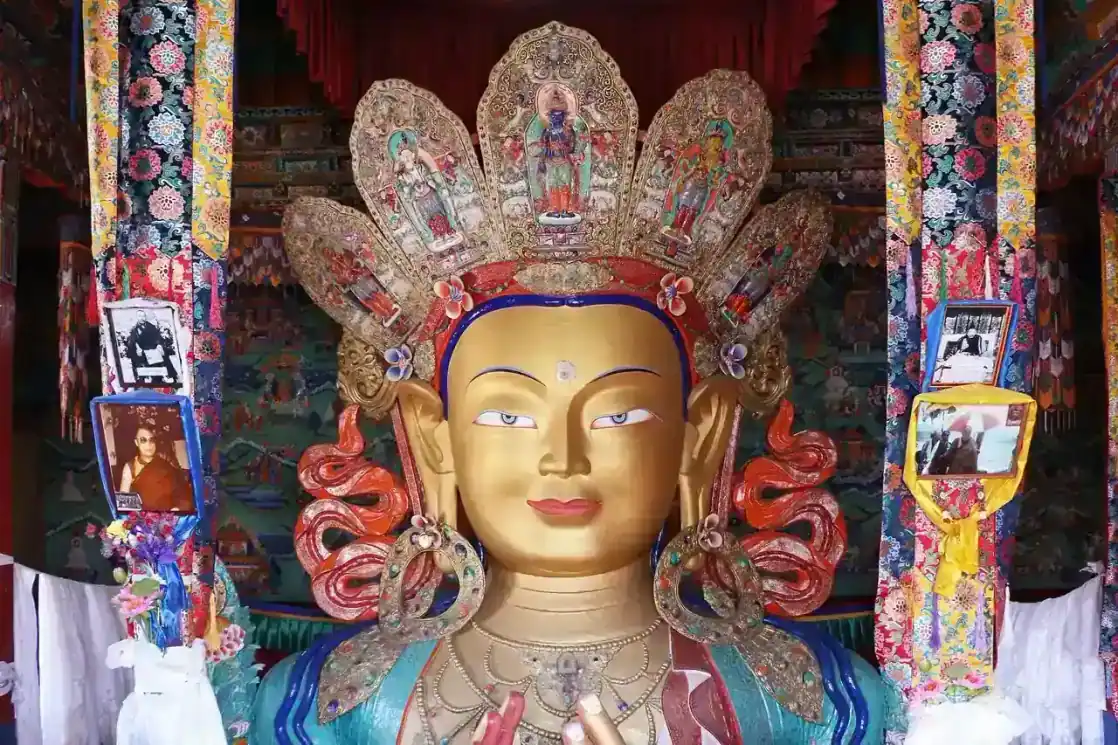 Thiksey Monastery in summer — view 2, Leh district, Ladakh