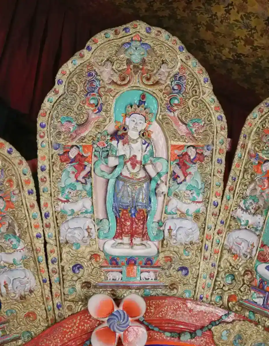 Thiksey Monastery in summer — view 3, Leh district, Ladakh