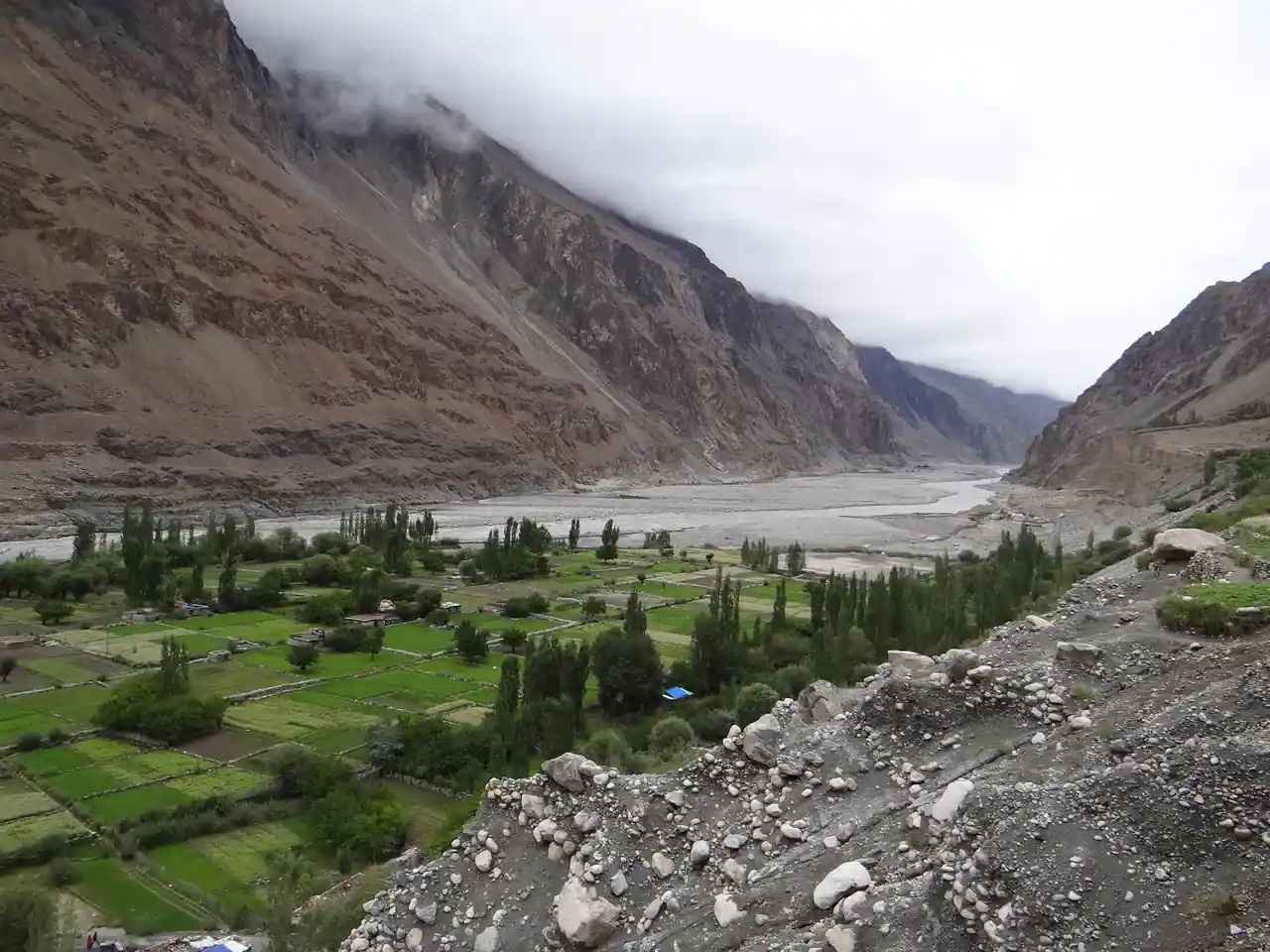 Turtuk in summer — view 2, Leh district, Ladakh