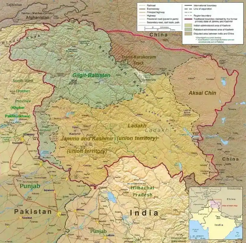 Wular Lake in summer — view 1, Bandipora district, Kashmir
